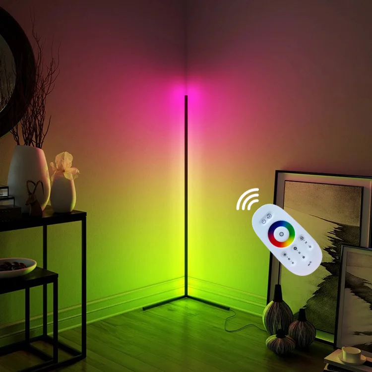 Smart Floorlamps Corner Floor Standing Standard Lamp Lighting Modern Home Decor Stand Floor Light LED RGB Floor Lamps
