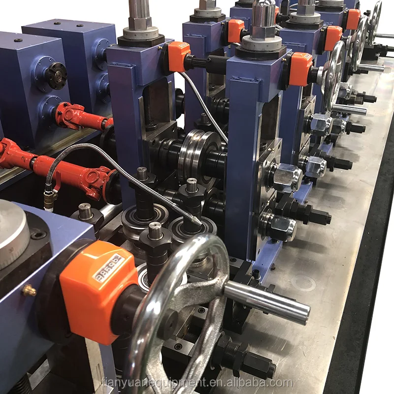 TY20 High Precision  Automatic Galvanized Steel Pipe Production Line / Welded Tube Making Machinery