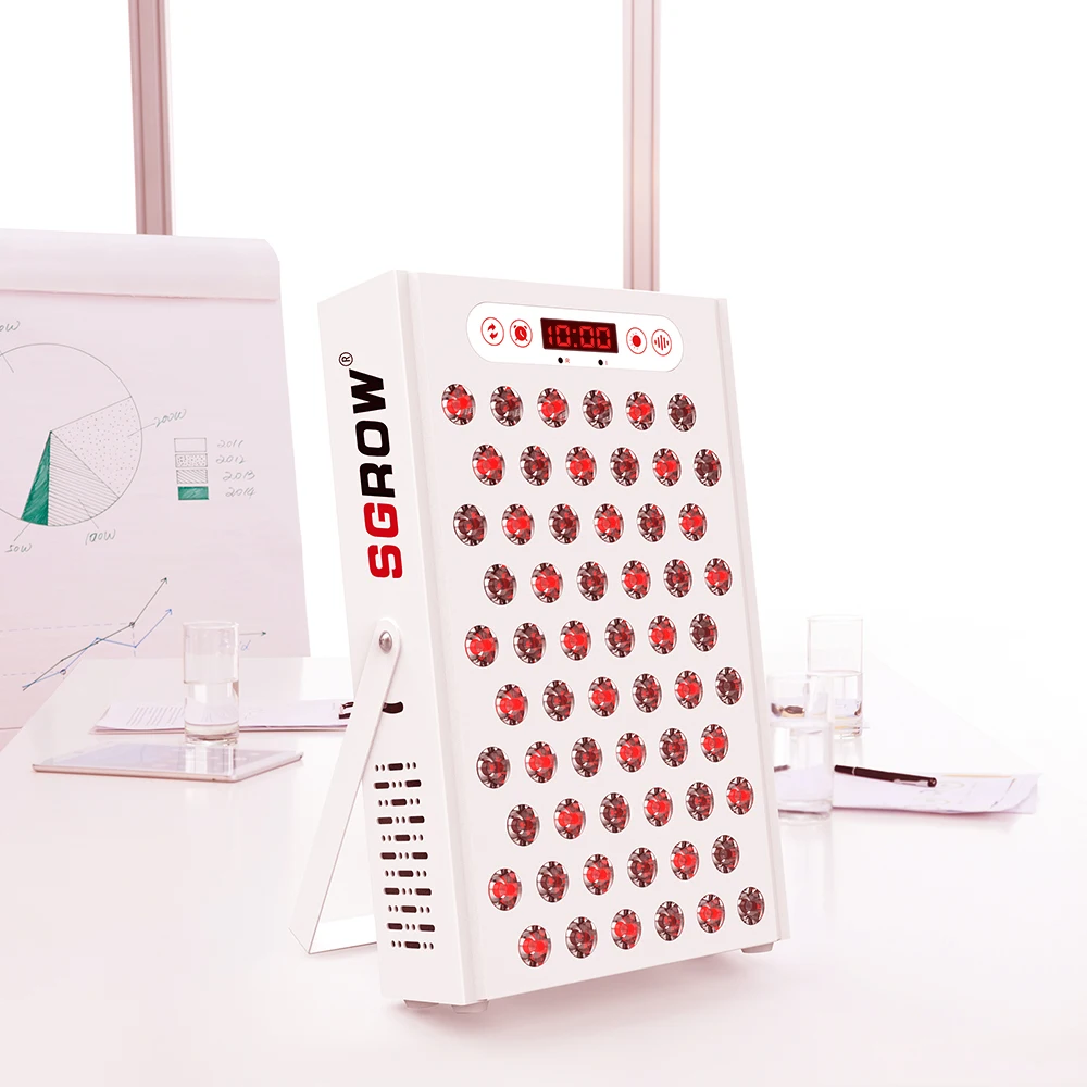 pdt machine face led light therapy panels 660nm 850nm Custom wavelength near infrared light red light therapy lamp