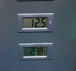 LCD display temperature  panel meter
