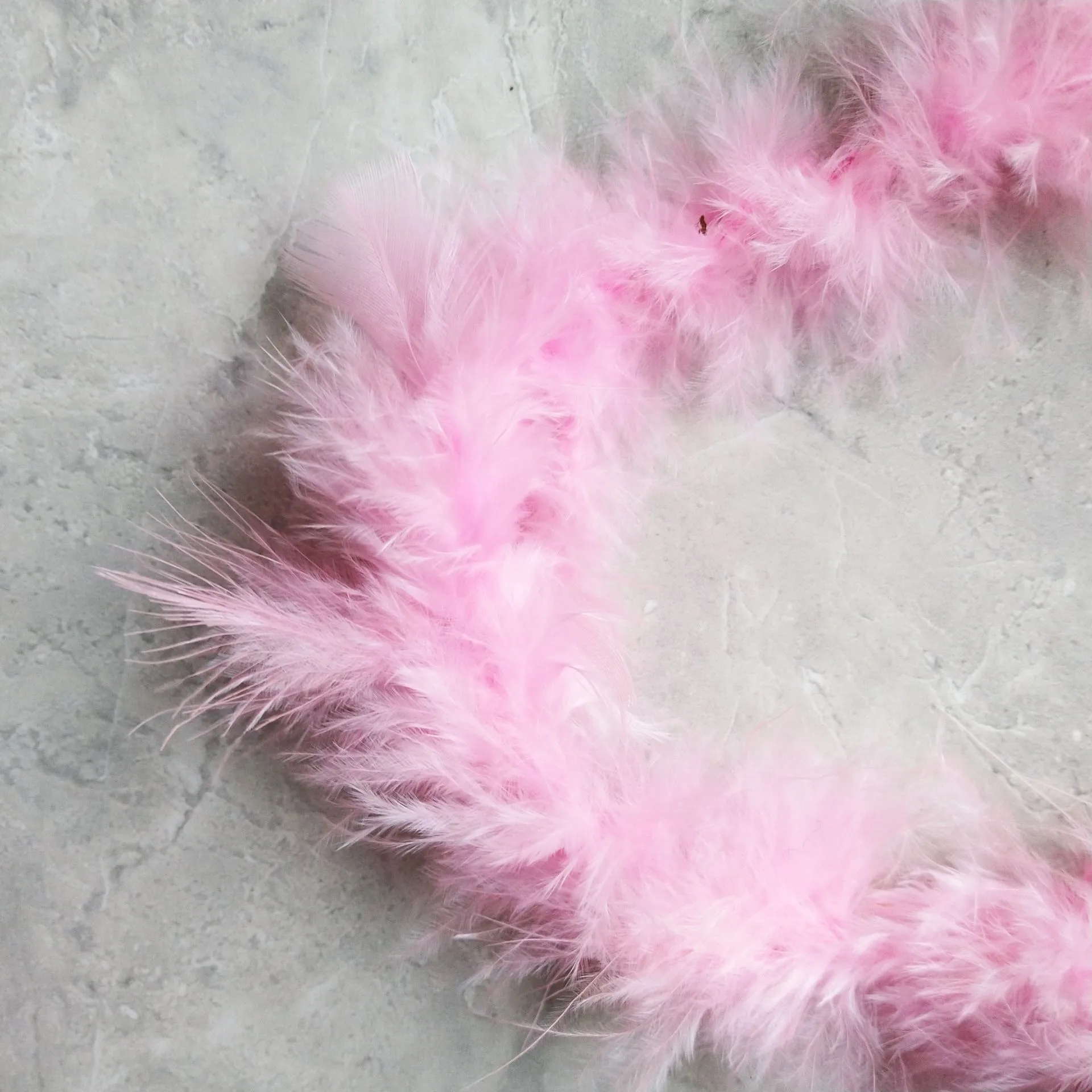 Wholesale Turkey Feather Boa Marabou Feathers Fringe Trim For Holiday Decoration