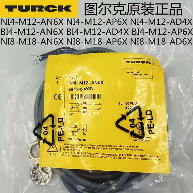 Ni4-M12-AP6X Bi5 Ni8-M18-AN6X Ni15-M30-AD4X-H1141 inductive proximity switch