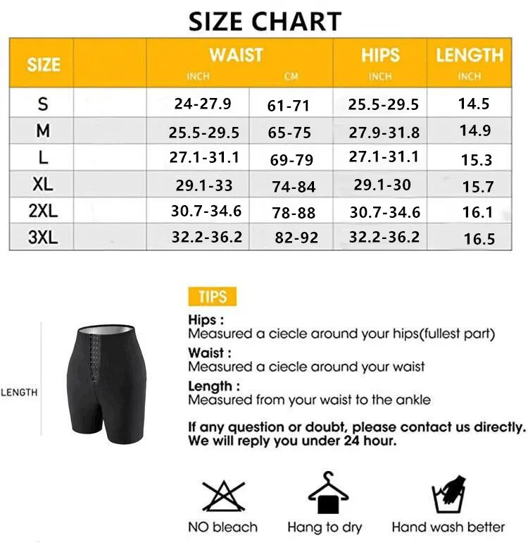 Fitness Lose Weight Tummy Control Waist Trainer Corset Leggings Shorts Neoprene Sauna Sweat Pants Trainer