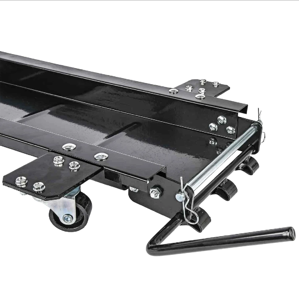Heavy Duty Steel Motorcycle Dolly 1250 lb. Capacity Motorcycle Dolly Stand ,RED/BLK COLOR