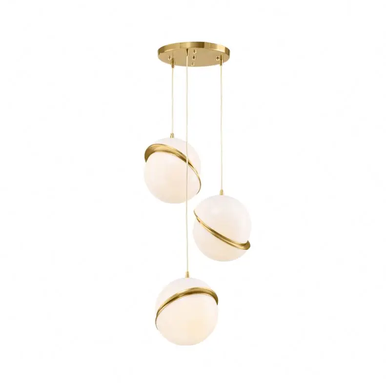 Factory direct products Acrylic chandelier light modern 3 pendant ceiling lamp light
