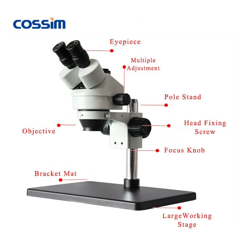  Черная металлическая Базовая четкость 2MP VGA цифровая видеокамера электронный Тринокулярный BGA стерео микроскоп