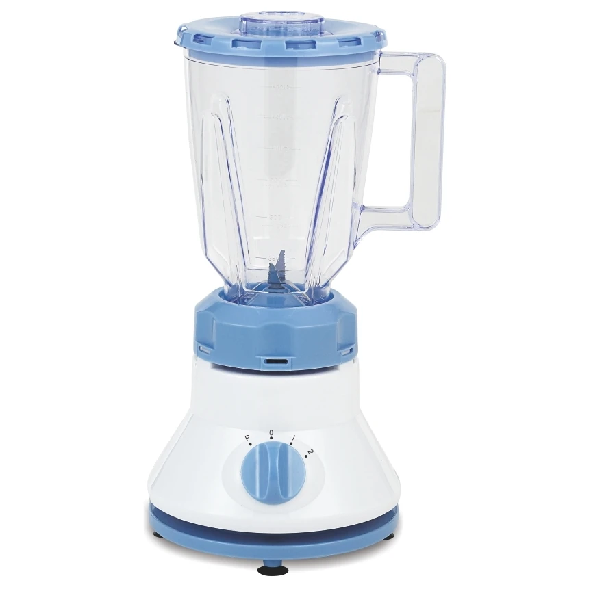 2 Speeds 350W 2 In 1 1.5L Plastic Jar Electric Manual Blender Kitchen Blender Smoothie Blender