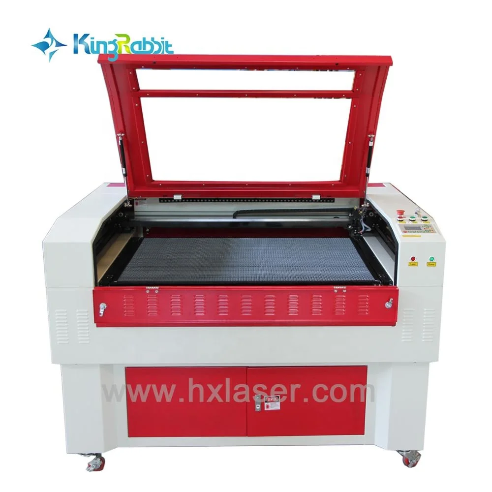 China king rabbit factory cut and engrave acrylic wood 1290SE co2 laser 100w laser cutting  machine with EFR laser tube
