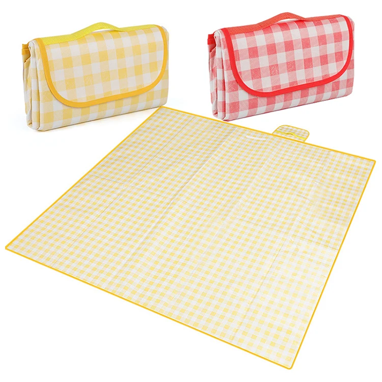 Large Picnic Blanket Waterproof Large Outdoor Folding Hexagonal Weighted Picnic Blanket Waterproof