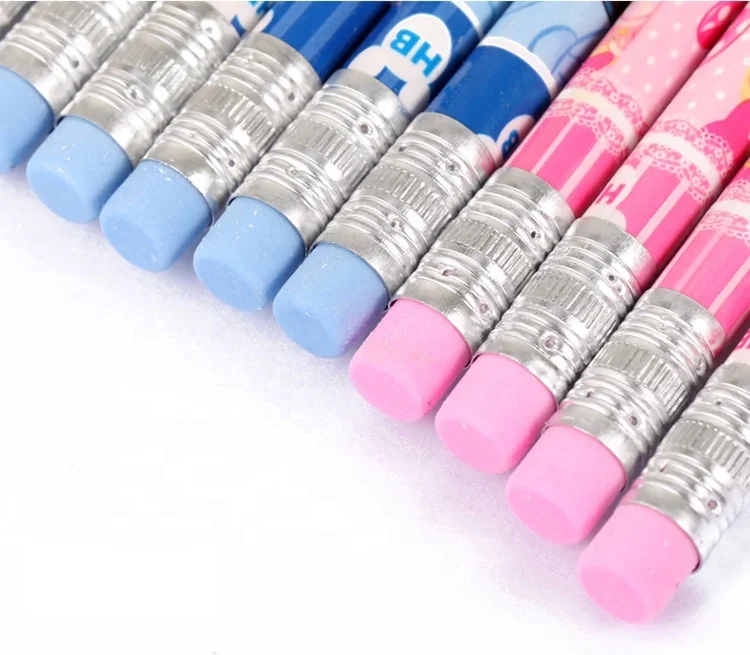 Manufacturer 10 Pcs Wood Pencil with Eraser