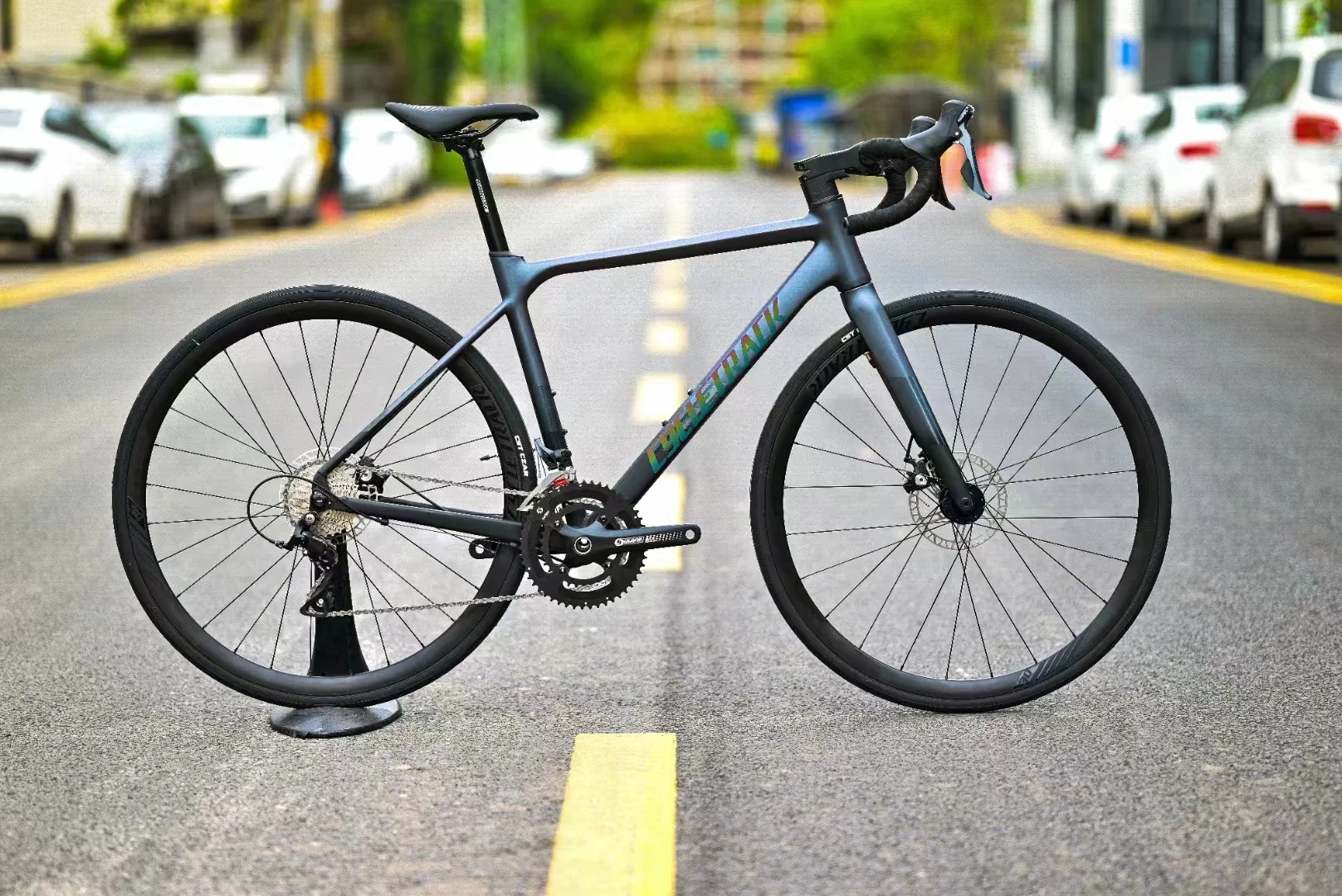 NEW CYCLETRACK STAR 2*9Speed disc brake Aluminum alloy road bike shimano 18Speed 700x25 Road bike