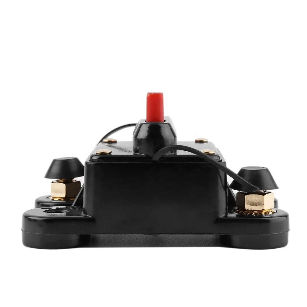  12V-24V DC 200A возврат вручную стерео аудио держатель предохранителя выключателя для троллингового мотора Авто 200