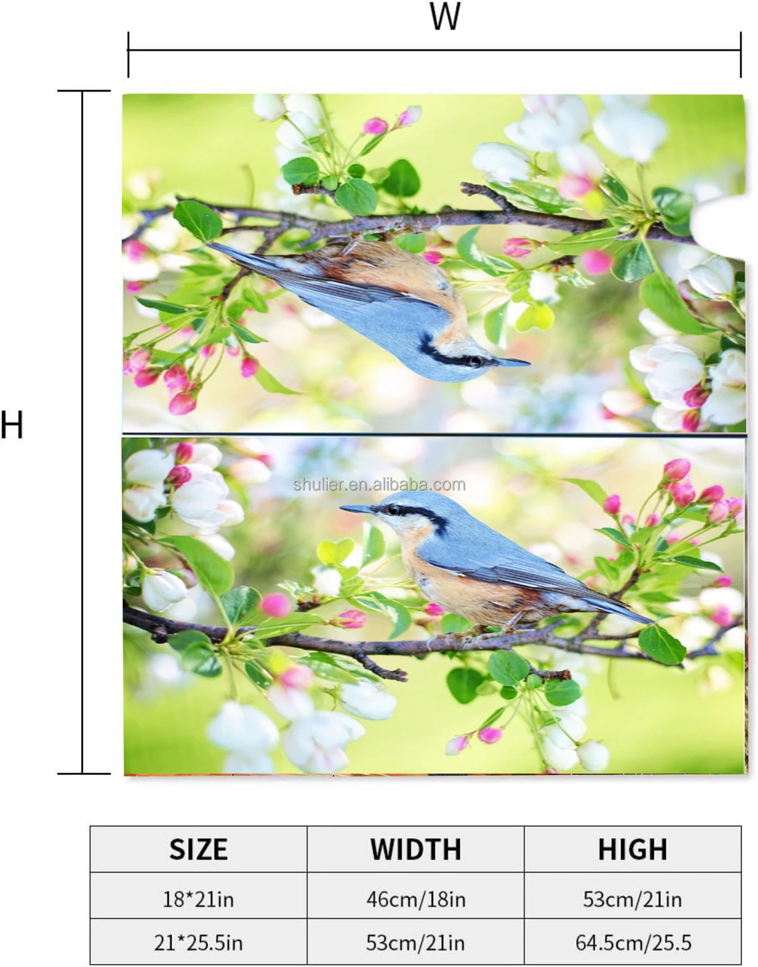 custom any design flower Mailbox Covers Mailbox-Wraps for Farmhouse Decoration - Floral Decorative Post Letter Box Wrap Standard