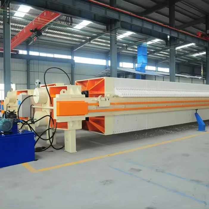 Автоматический камерный фильтр-пресс для очистки сточных вод гидроксида железа