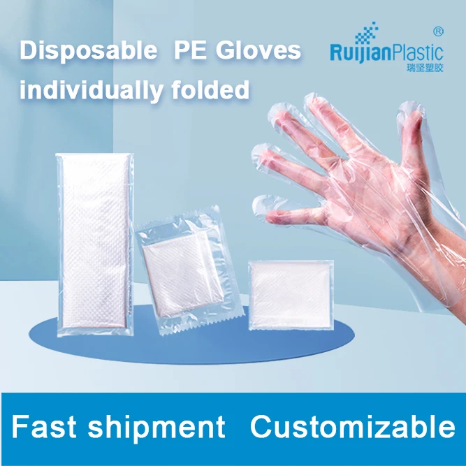 work gloves disposable plastic food PE gloves factory polyethylene glove Hair Dyeing Food Grade kitchen cheapest price