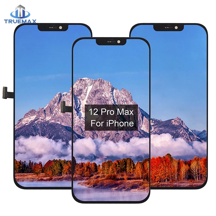 Original Changed Glass Screen for iPhone 12 Pro Max LCD Display Touch Screens Digitizer Assembly Replacement Cell Phone Parts