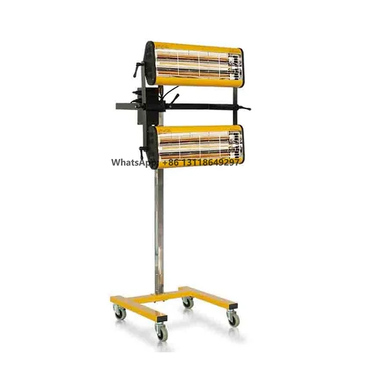 Digital Display Car Maintenance Infrared Dryer Heater for Paint Light Car Body Repair Panel Infraraed Lamp Garage Equipment