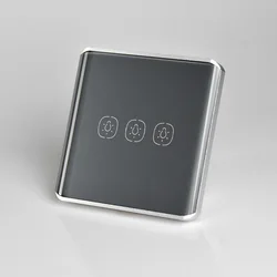 Amazon Alexa customized zigbee relay switch no neutral UK/EU Standard Yandex Alice 3 way light switch glass light switch