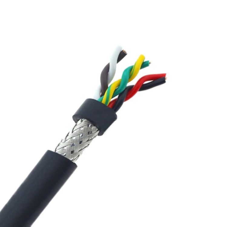 2core Copper Wire Signal Control Cable Electric Power Cable Pvc Insulated Shielded Twisted Pair Cable