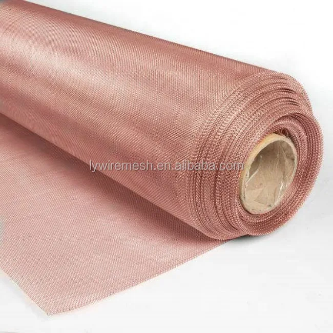 Electromagnetic shielding 60 80 100 150 200 250 mesh brass micro woven wire mesh