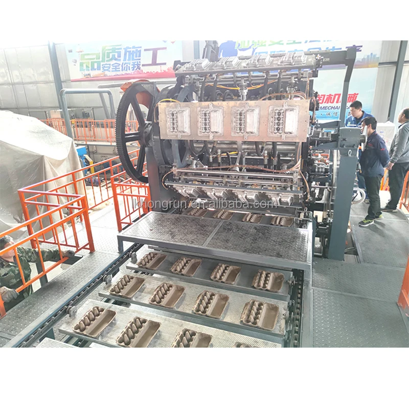 Cheap price High speed Performance Eco friendly Waste Paper forming Recycle used egg tray machine