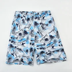 2021 mens beach fashion custom printing fruit letters polyester swim trunks all over print swim graphic shorts