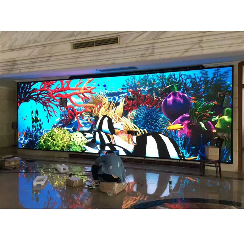 Indoor p4 led display full color module customized size, led adverting panel, led video wall