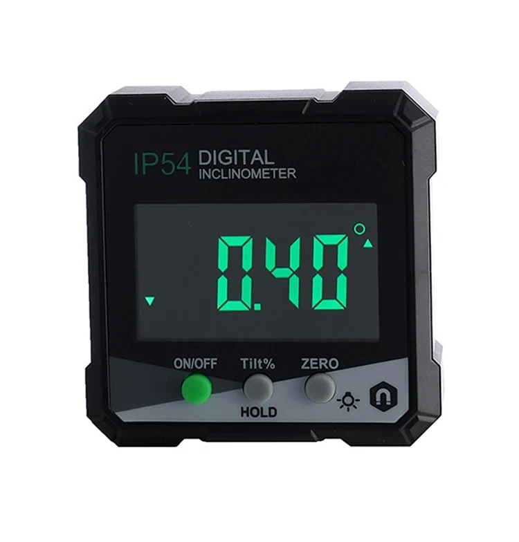Four side magnetic 4*90 degree display LCD tilt box Angle meter Inclinometer Small Magnetic Gauge Angle Meter Digital Protractor