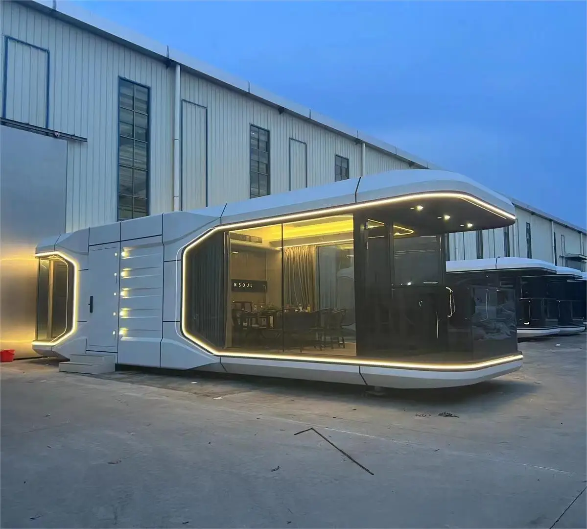 GUCI E7 premier prefabricated capsule hotel cabin modular prefab container home folding tiny house