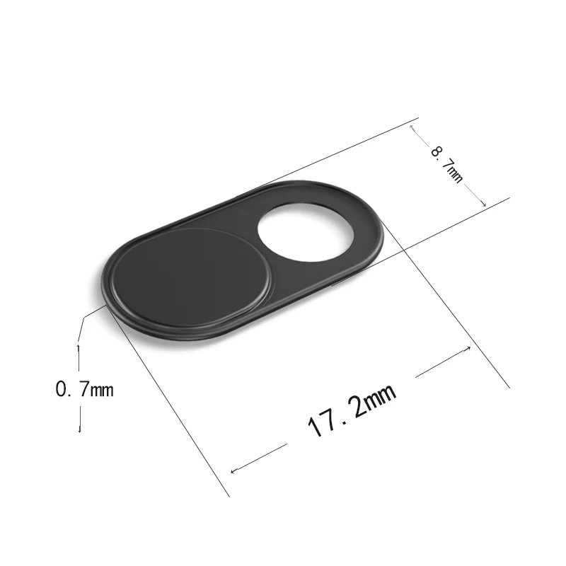 Portable Aluminium mental webcam camera lens cover for mobile phone,desktop,laptop