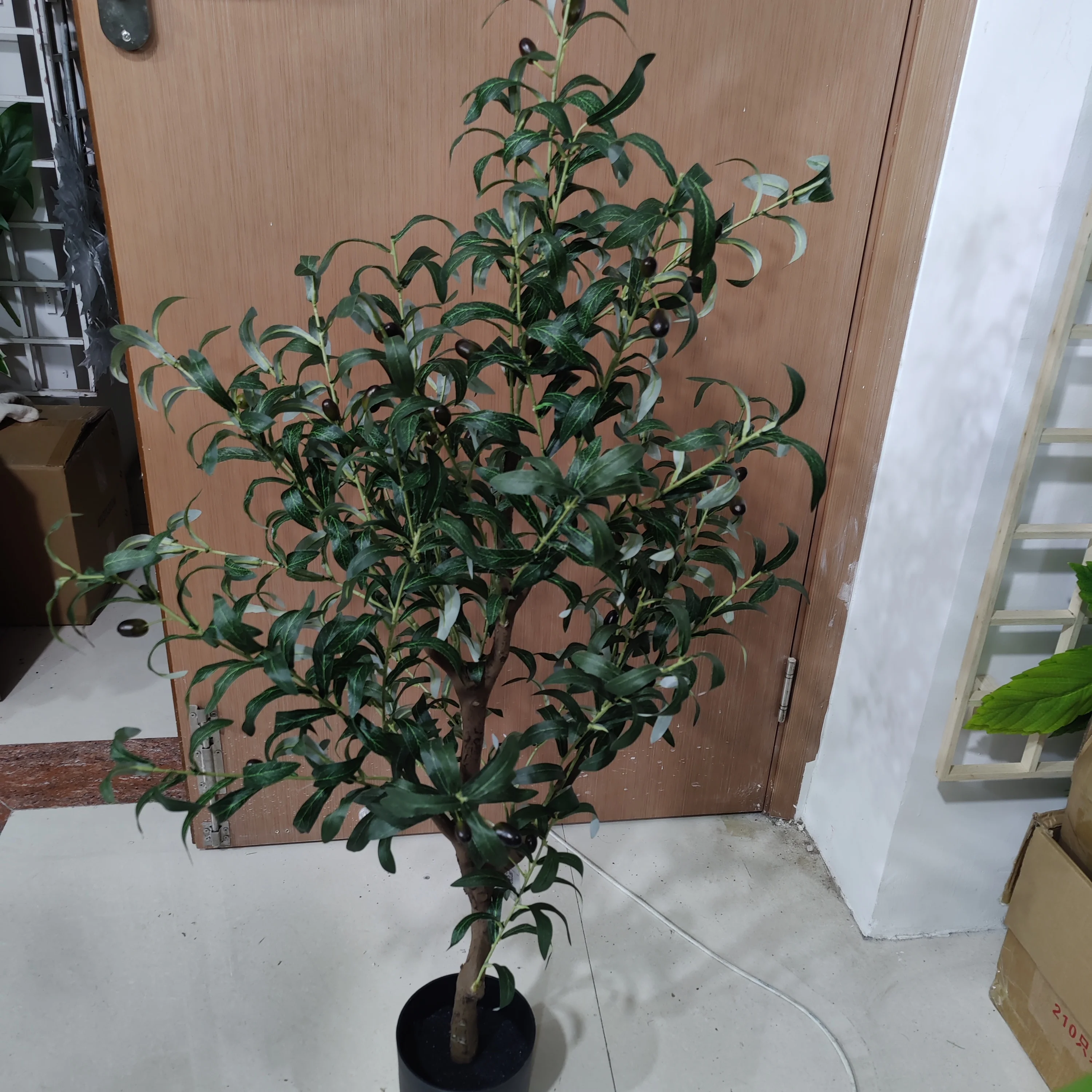 Cheap Price Olive Tree Artificial Plant Packaged Separately for Home or Office Decor