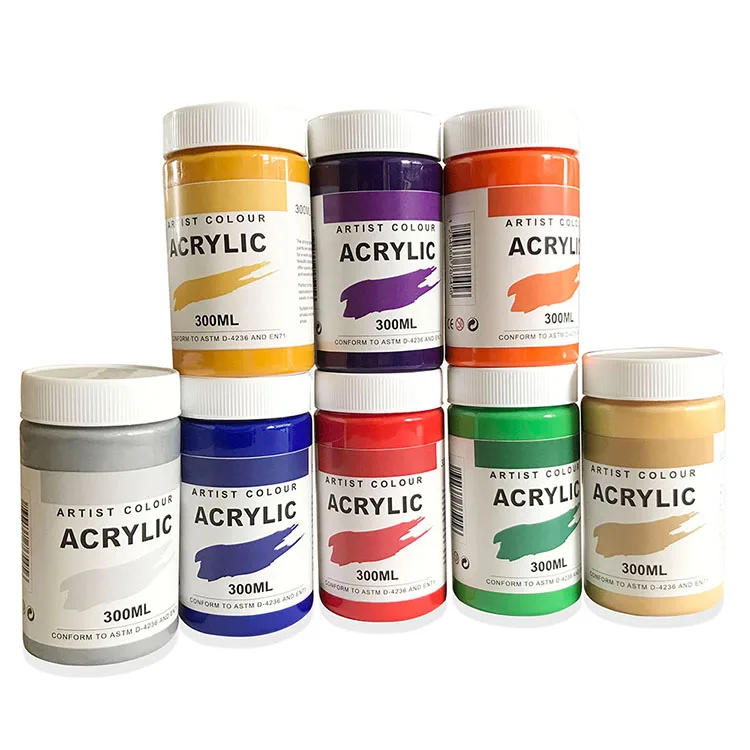 300ml acrylic paint acrylic model paint premium acrylic paint for artist foe canvas