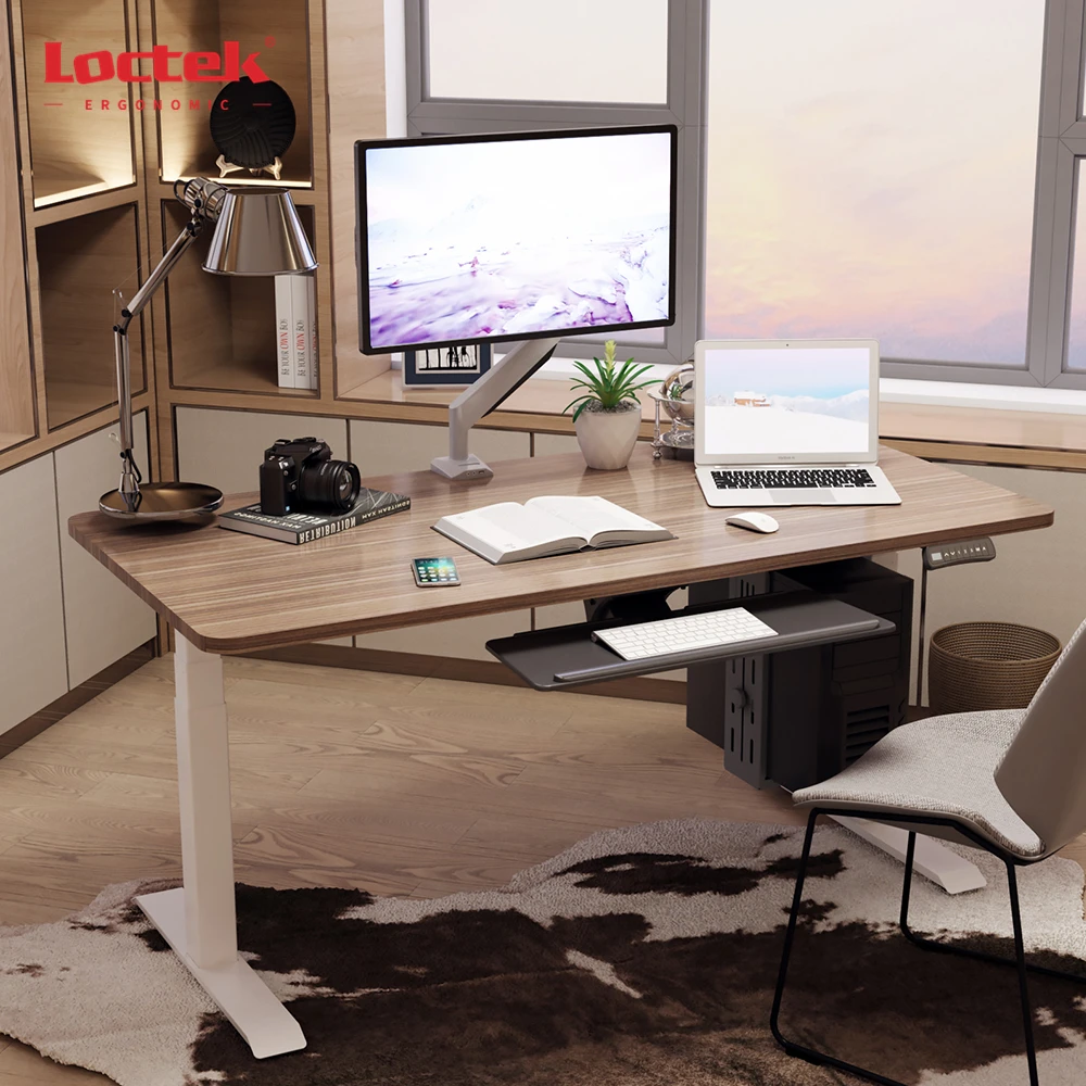 3-ступенчатый Электрический сидят подставка с регулировкой по высоте офисный стол Loctek ET223E
