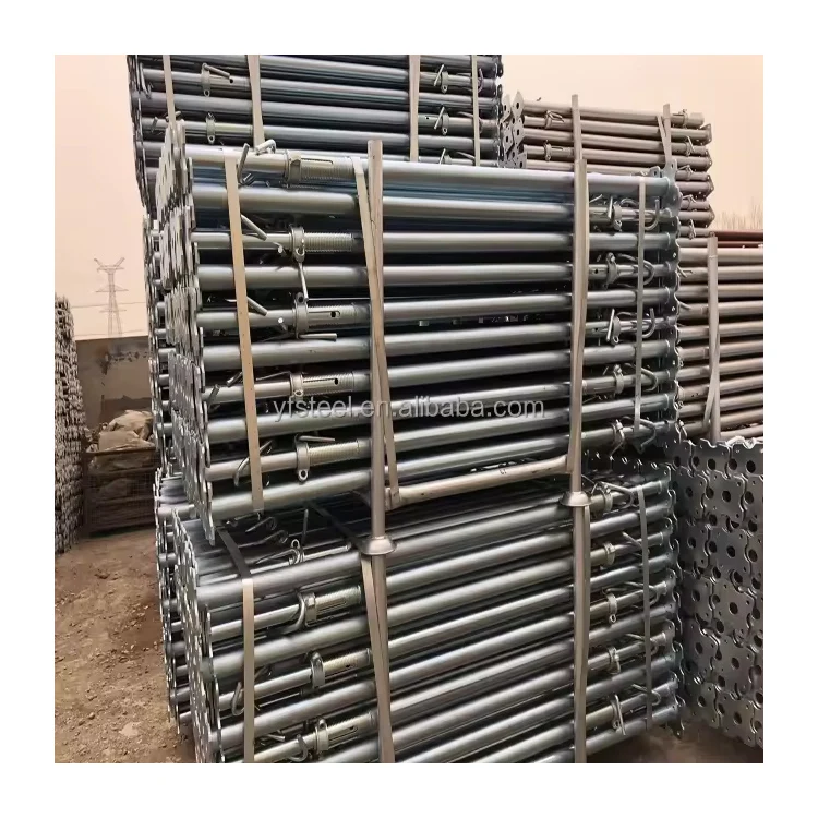 gi heavy duty adjustable telescopic steel prop for scaffolding galvanized acrow jack prop formwork tripod