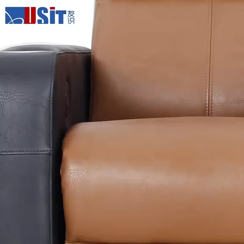 Theatre Cinema Electric 2 Seat Lift Up Chair Leather Reclining Furniture Home Theater Movie Recliner Sofa