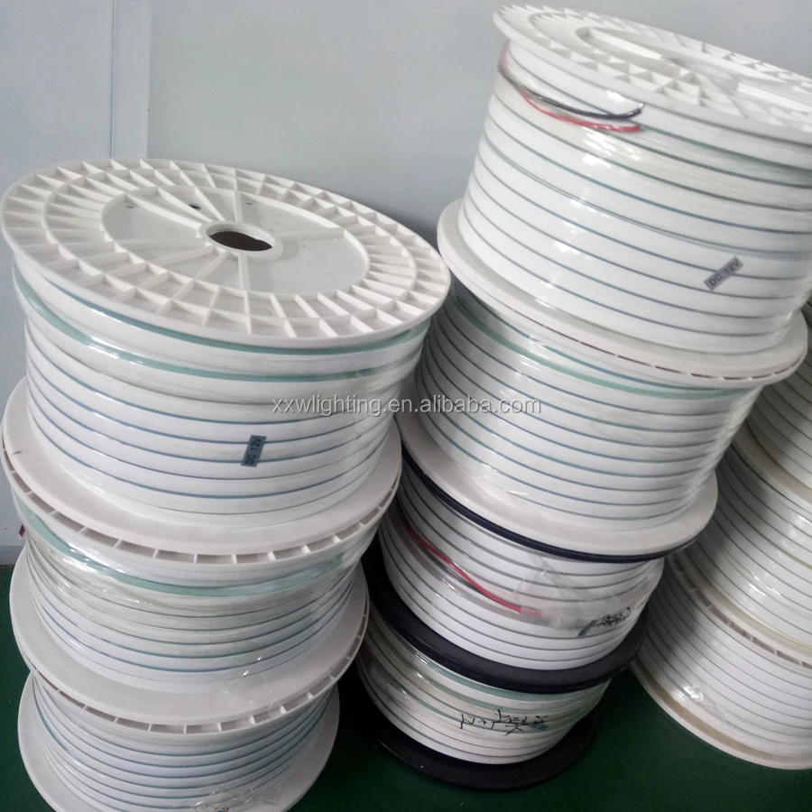 
factory supply silicone 6mm super slim neon tube rope lights 