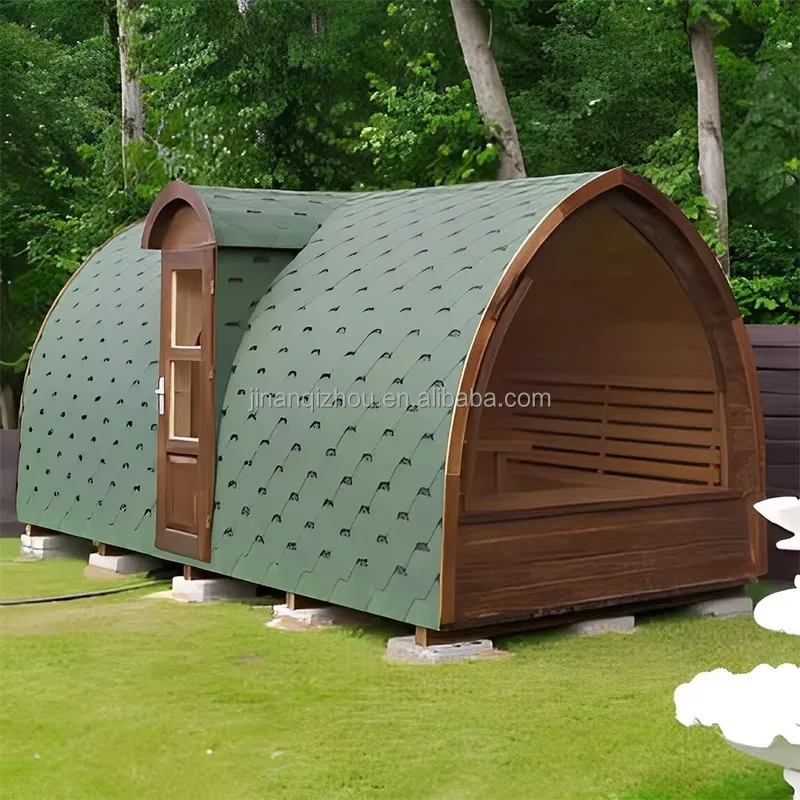 High quality 2-person outdoor sauna room Portable sauna Mobile sauna using electric stove