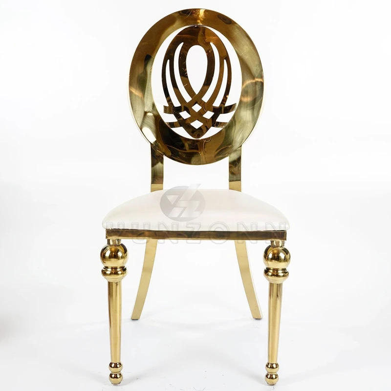 Luxury Modern Stainless Steel Chairs Weddings Events Hotels Bars Outdoor Parties Wholesale Fabric Leather Seat Options