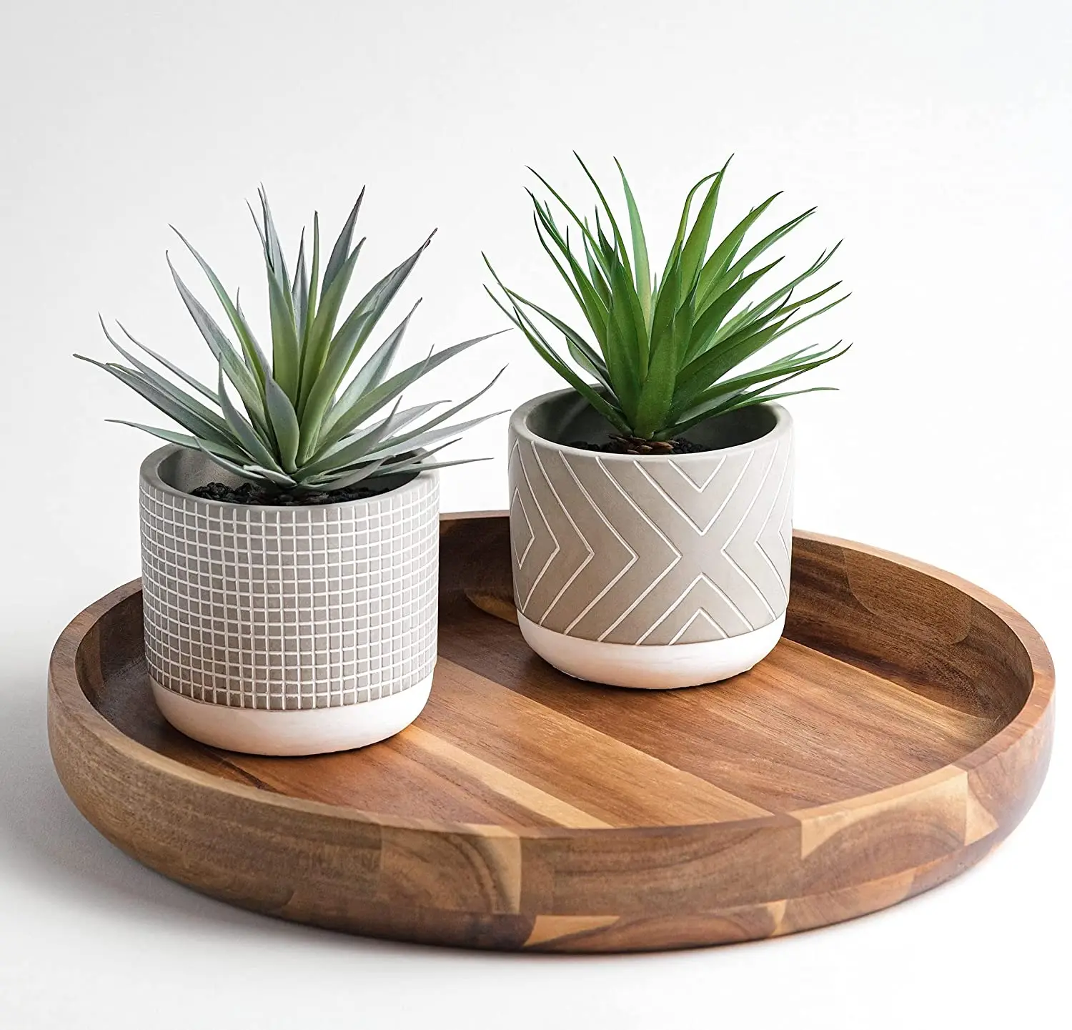 Custtomized best price  acacia wooden tray round  wooden tray for decor