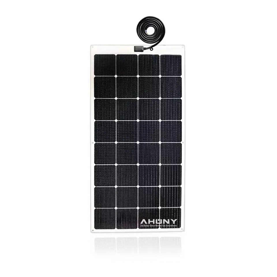 walkable solar panel 120w ETFE anti slippery surface semi lighter flexible solar panel for marine riverside boat yacht