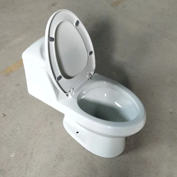 Недорогой Цельный унитаз Белый напольный с двойным стеклом Inodoro De Una Pieza