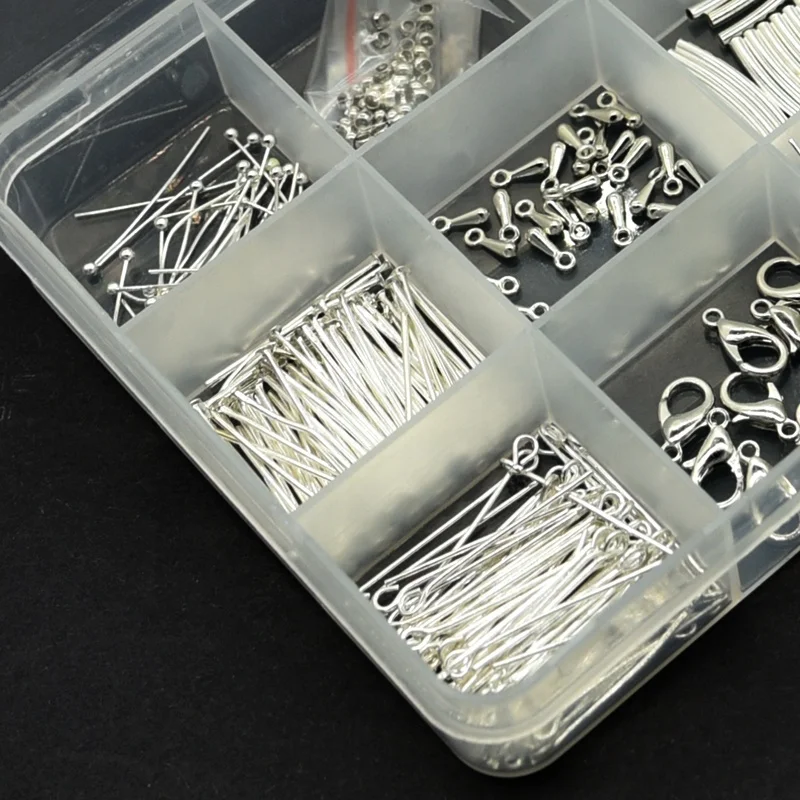 Classic Plated Nickel Free Environmental Jewelry Accessories Set For Earrings Necklace Bracelet Anklet Making