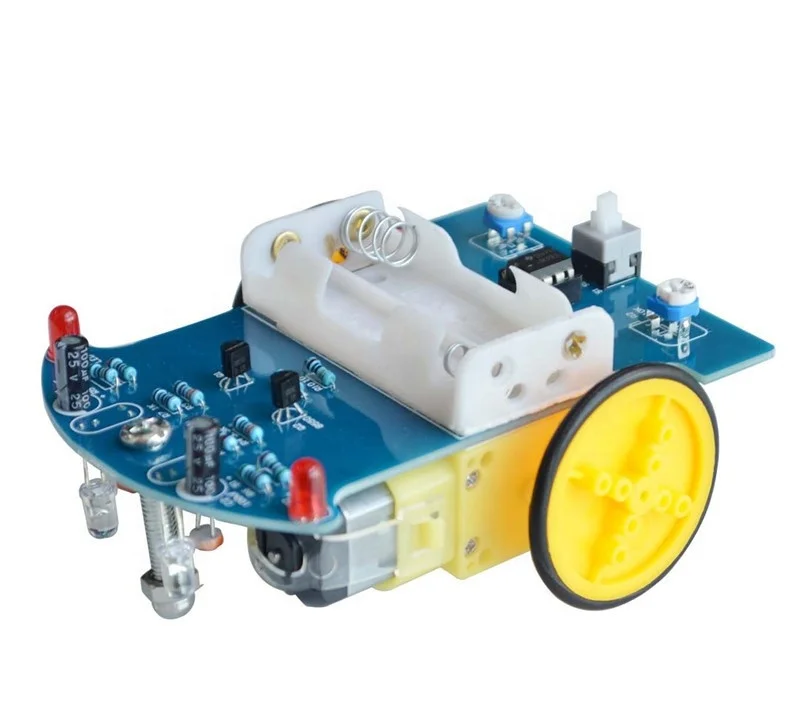 DIY Smart отслеживания робот автомобильный комплект D2-1 DIY Kit интеллигентая (ый) вводные электронные в разобранном виде