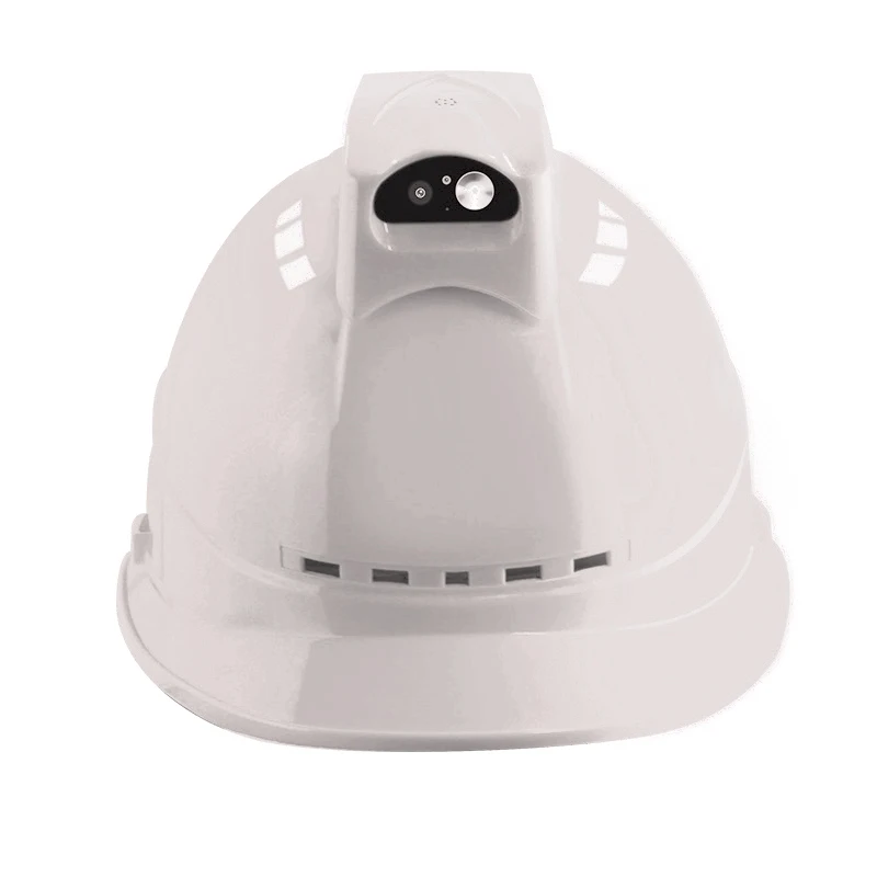 
Mining and Construction Satety Helmet with WiFi Network support 2 way audio GPS Locating Flash Light and Laser Point 