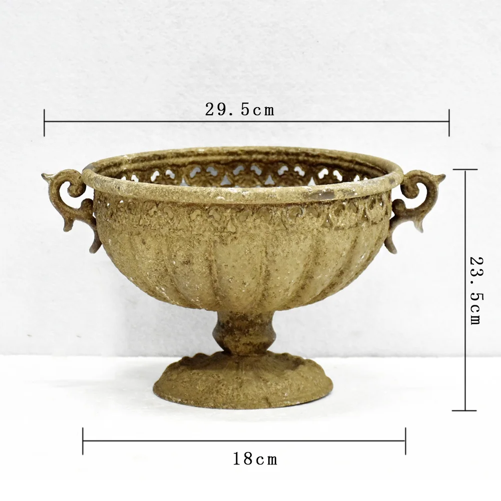 Chinese Manufacturer Home & Garden Floor Flower Urn for Outside, New Product Ideas 2019 Country Style Plant Pots Wholesale