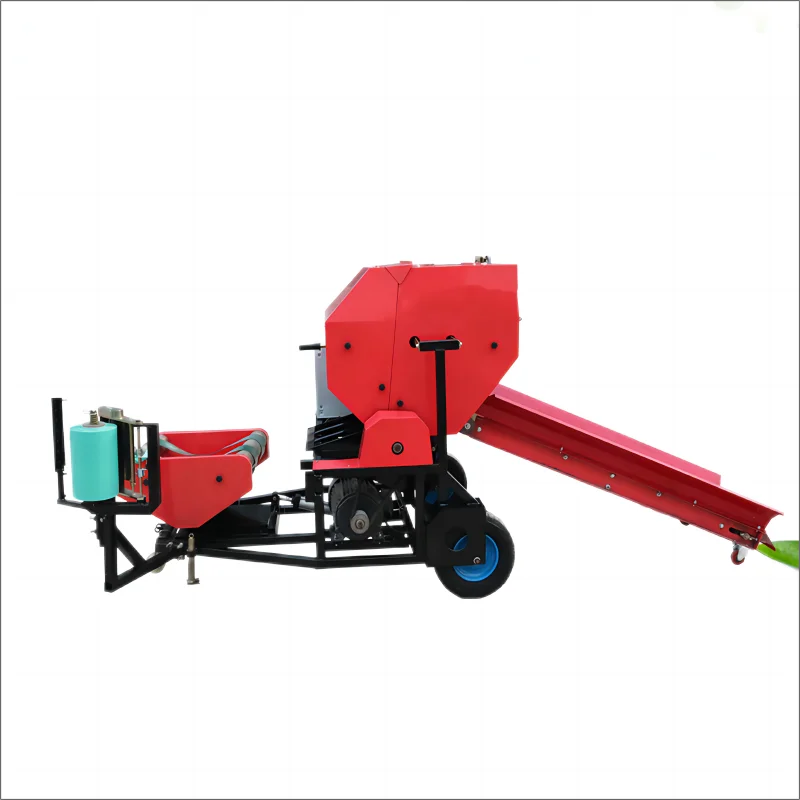 cheap Agricultural automatic rice straw bale bundle packaging machine mini Hay Balers for sale