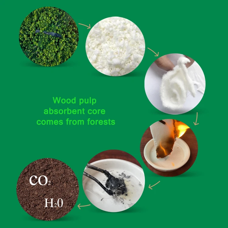 Niceday Organic Menstrual Pads Feminine Hygiene Biodegradable Pads with Wings, Regular Absorbency,10pcs/box