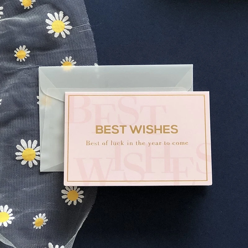 Wholesale Color Post Thank You Card Small Size Companies Blank Custom Greeting Cards With Logo