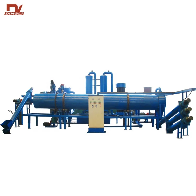Smokeless Continuous Rice Husk Rotary Carbonization Furnace