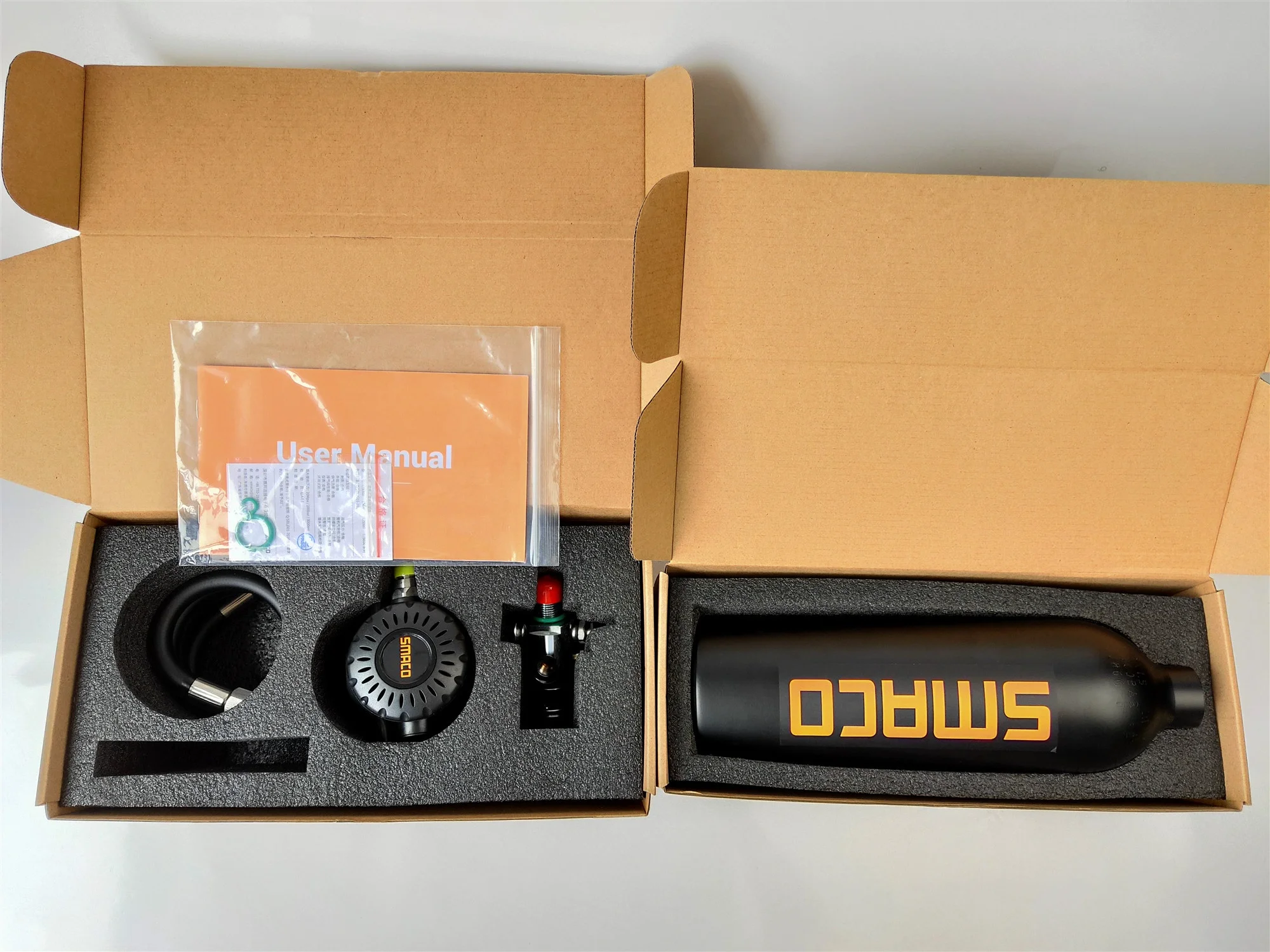 2020 New Arrival Underwater Breath Portable Mini Scuba Diving Tank Spare Oxygen Cylinder 1L